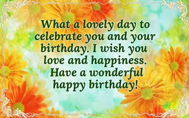 Birthday Wish To Lady Friend