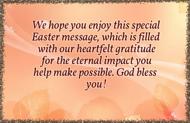Family Easter Message
