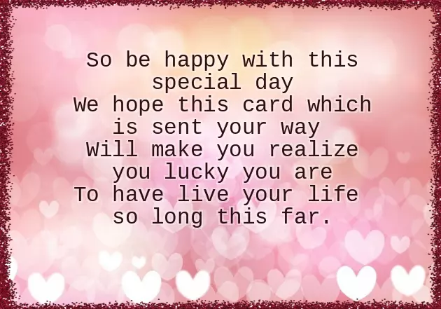 Poems For The Elderly Poems For The Elderly