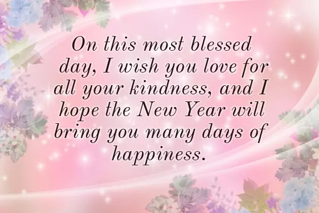 Happy New Year English Wishes