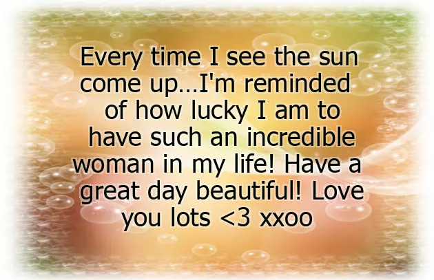 Good Morning Message For Your Woman Good Morning Message For Your Woman