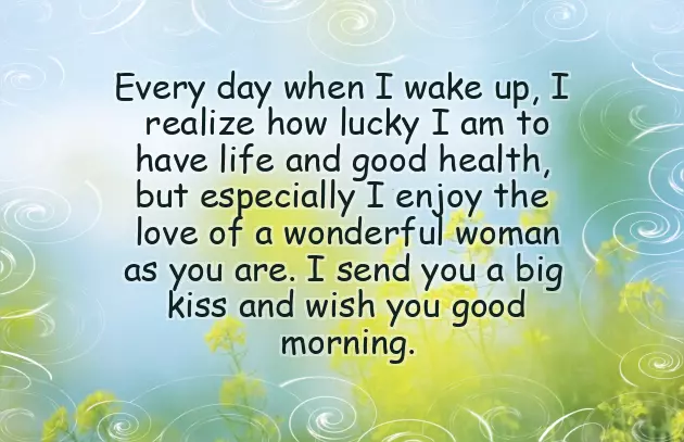 Good Morning Message To Your New Girlfriend