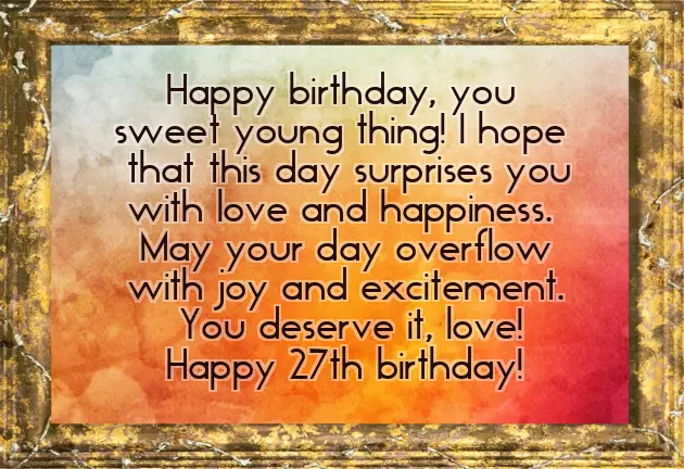 27 Birthday Quotes