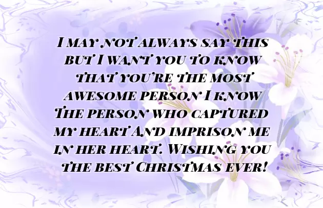 Merry Christmas Wishes To My Love