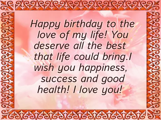 On Your Birthday I Wish You