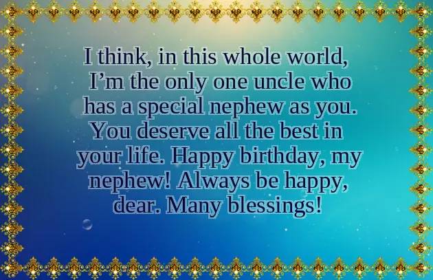 Happy 15 Birthday Nephew