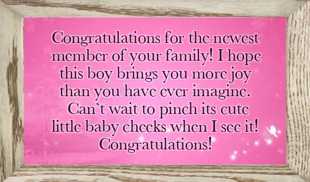 Wishes For Blessed With Baby Boy