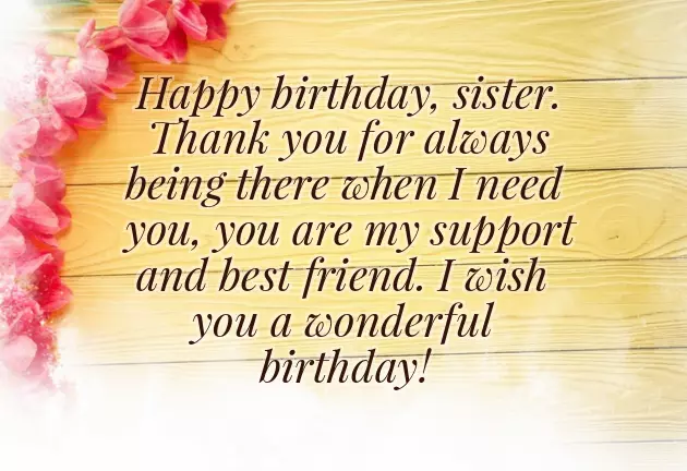 Short Birthday Wishes For My Sister Short Birthday Wishes For My Sister