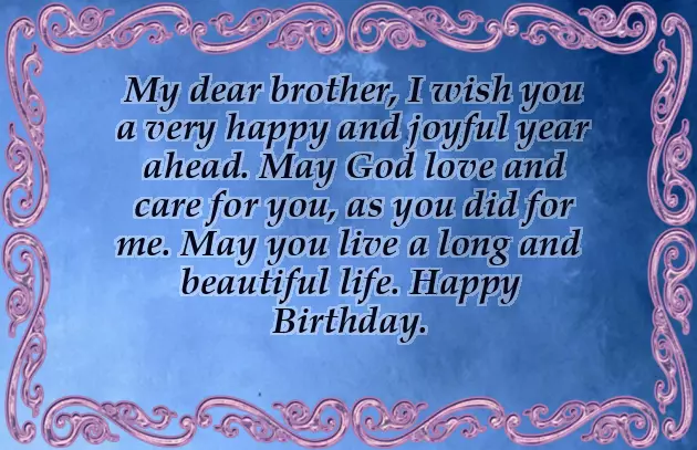 Birthday Wishes For Brother Caption