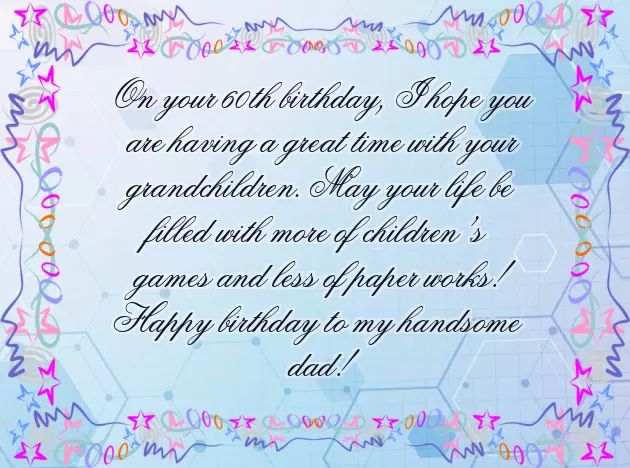 Wishes To Dad Birthday