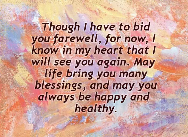 Farewell And Good Luck Farewell And Good Luck