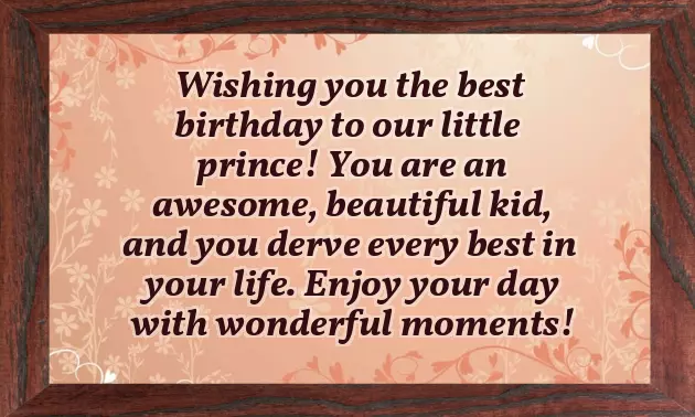 Happy Birthday 1 Boy