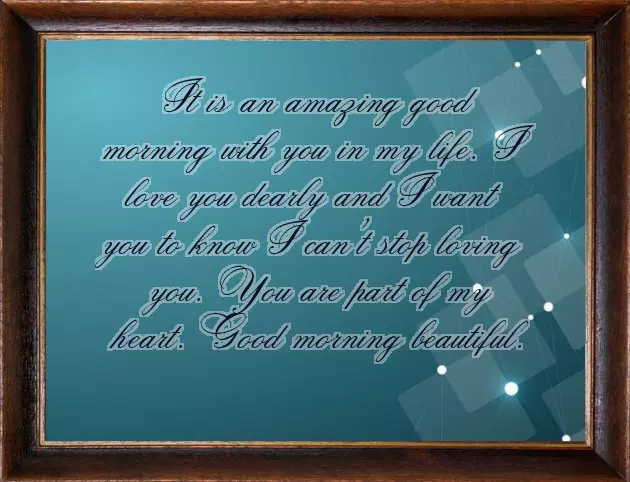 Amazing Morning Message For Her