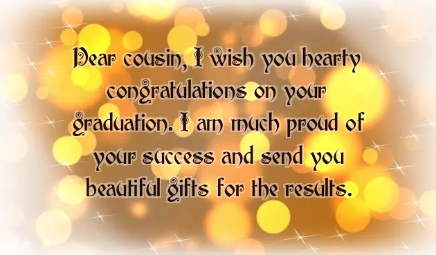 Congratulations Cousin On Your Graduation Congratulations Cousin On Your Graduation