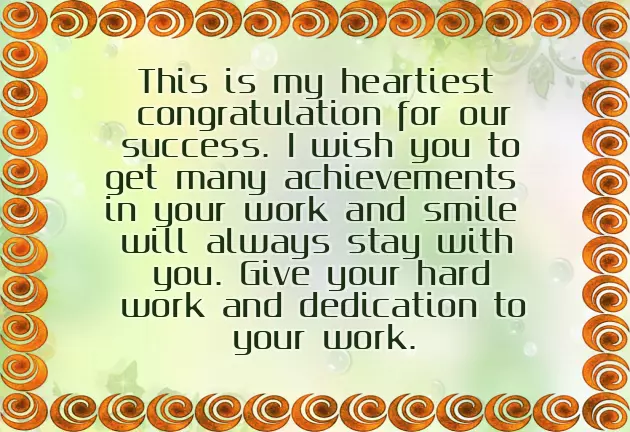 Congratulation Message For Successful Event