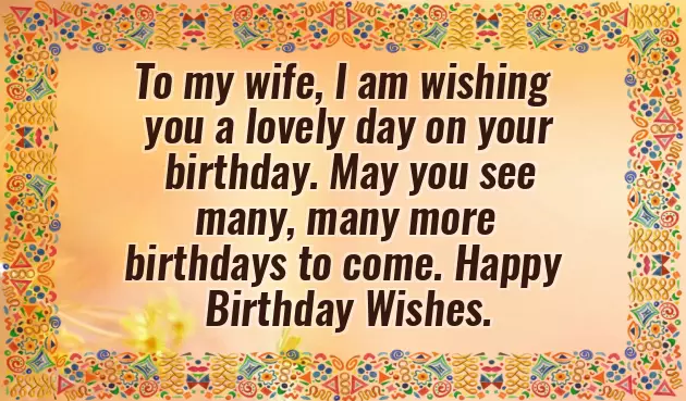 Birthday Wishes To Wife Gif