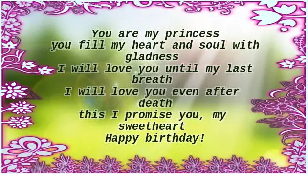 Best Wishes On Her Birthday