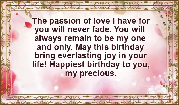 Happy Birthday To Girlfriend Wishes