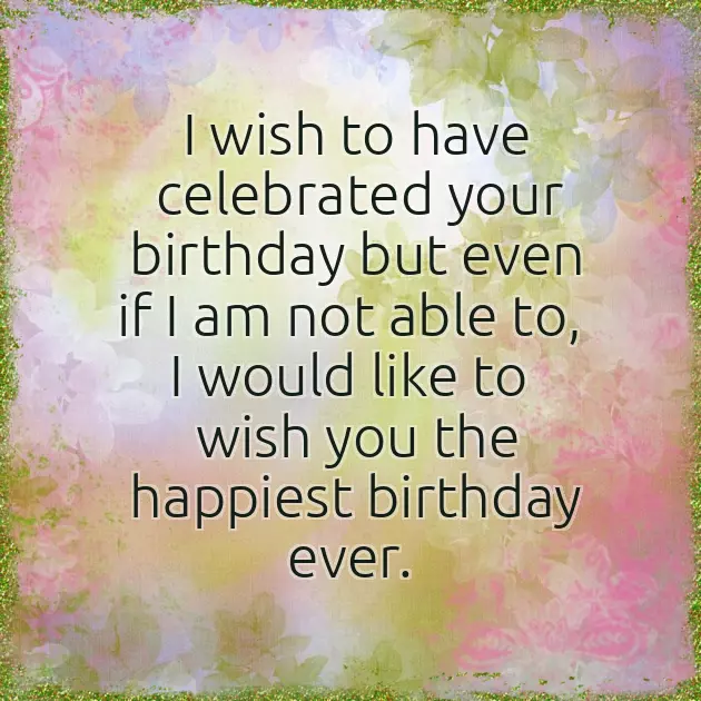 Birthday Wishes Ex Boyfriend