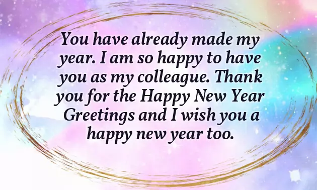 New Year Wishes To Boss