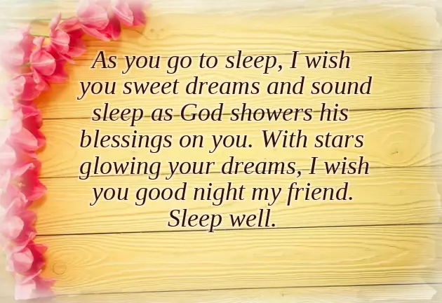 Good Night Blessed Dreams