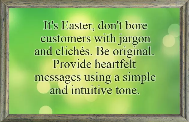 Easter Goodwill Message