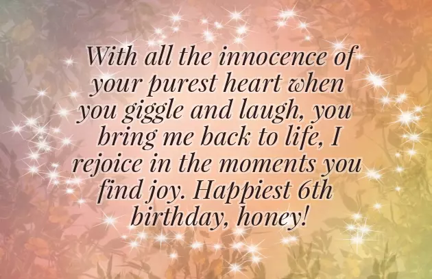 Birthday Wishes For 6 Year Old Son From Mom