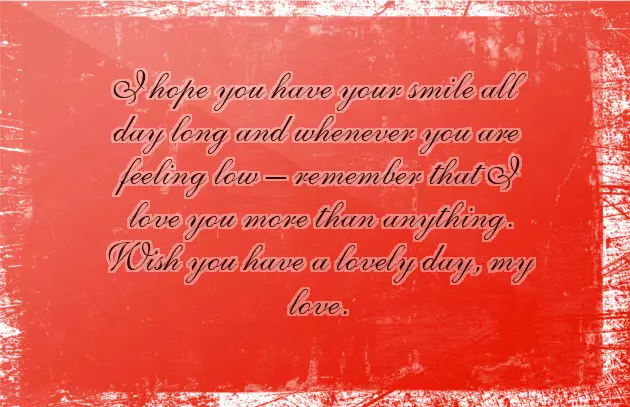 I Wish You A Good Day