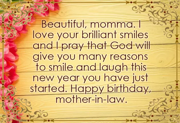 Birthday Greetings To Mother In Law