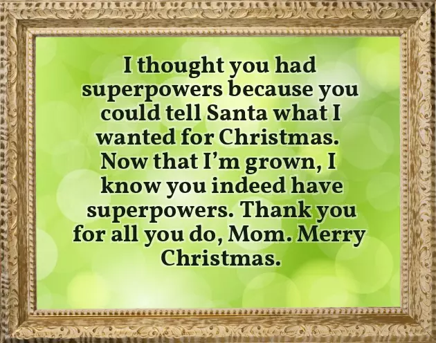 Christmas Wishes For Mother Christmas Wishes For Mother