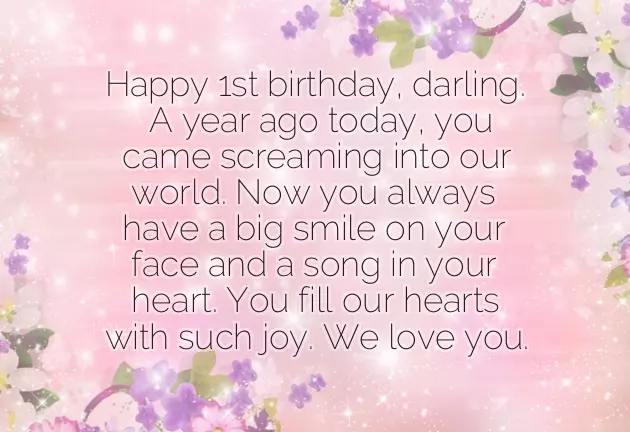 Birthday Wishes To Baby Boy 1St Birthday