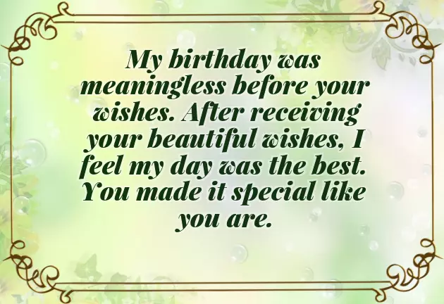 Reply To The Birthday Wishes Reply To The Birthday Wishes