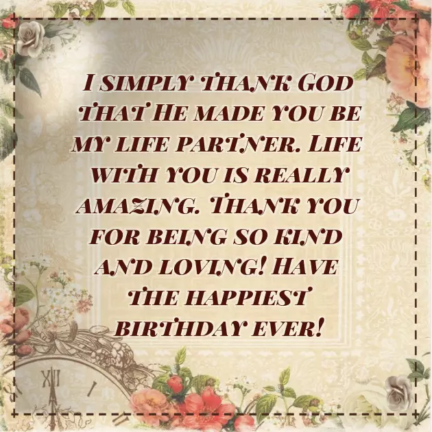 Husband Birthday Wishes Lines