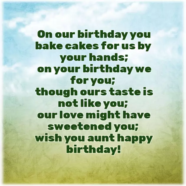 Happy Birthday To Your Aunt Happy Birthday To Your Aunt