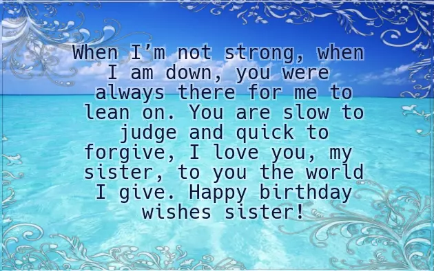 Quotes For Big Sister Birthday