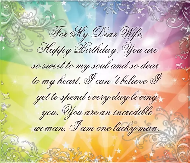 Happy Birthday Wishes To A Wife