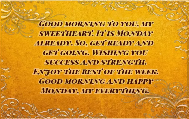 Good Morning Messages Monday