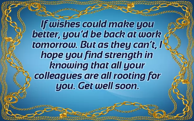 Get Well Soon Message