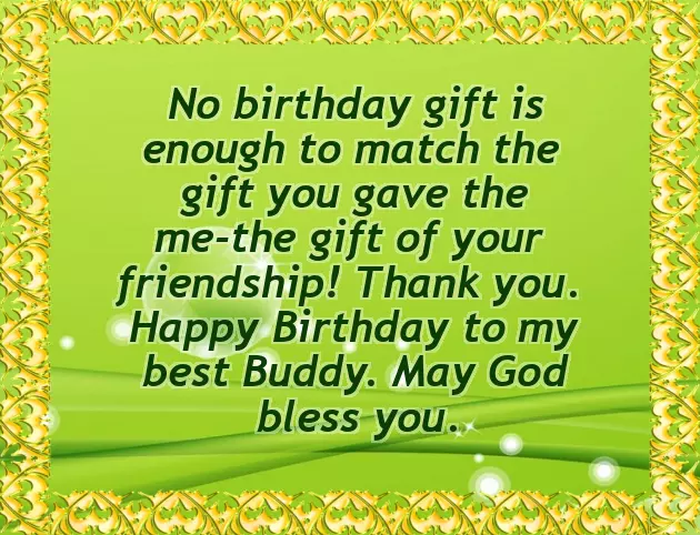 Thanks To Special Person For Birthday Wishes