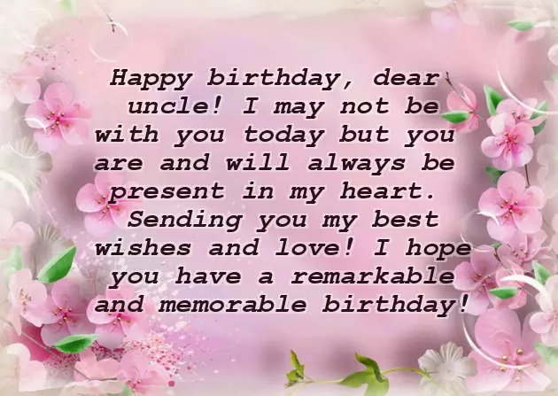 Uncle Birthday Wishes Quotes Uncle Birthday Wishes Quotes