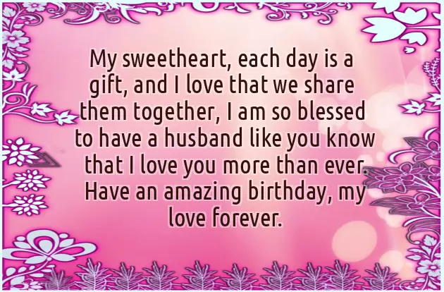 Wife Birthday Wishes From Husband