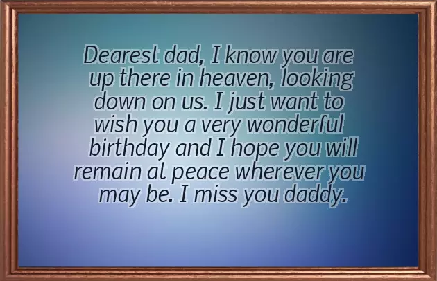 Birthday Wishes For A Late Father Birthday Wishes For A Late Father