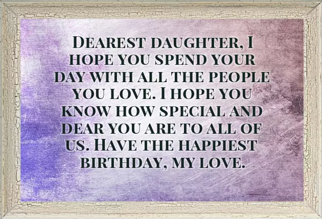 Birthday Wishes For 4 Year Daughter