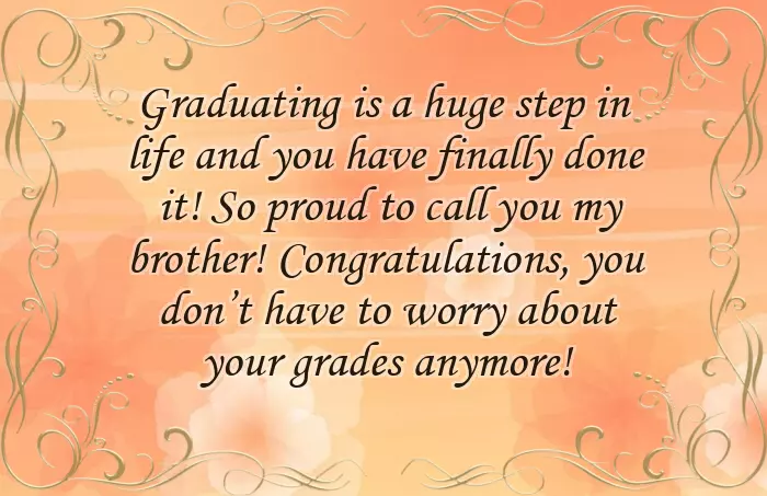 Graduation Quotes For Brother