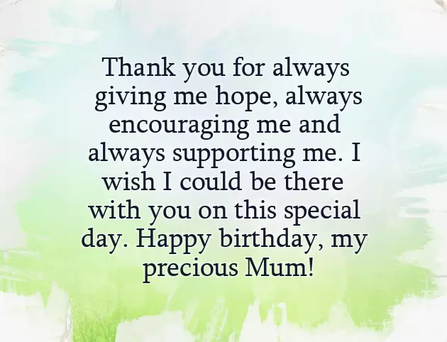 Daughter Wishes To Mom