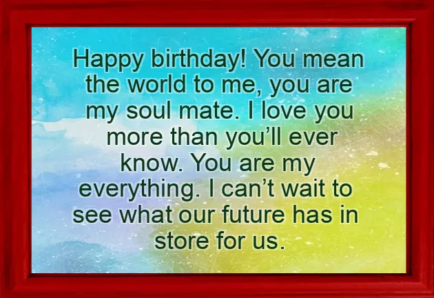 Sweet Words For Boyfriend Birthday