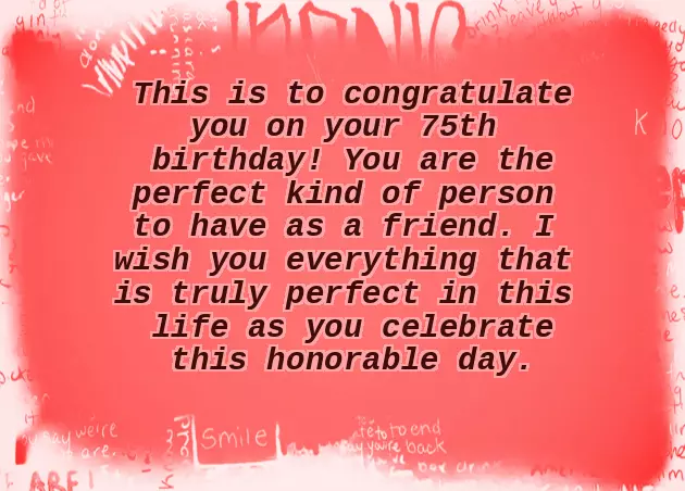 75Th Birthday Wishes For Aunt