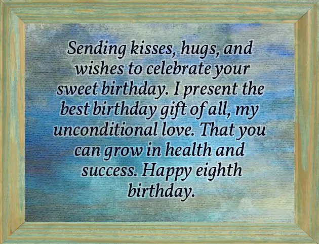 8 Year Old Boy Birthday Wishes