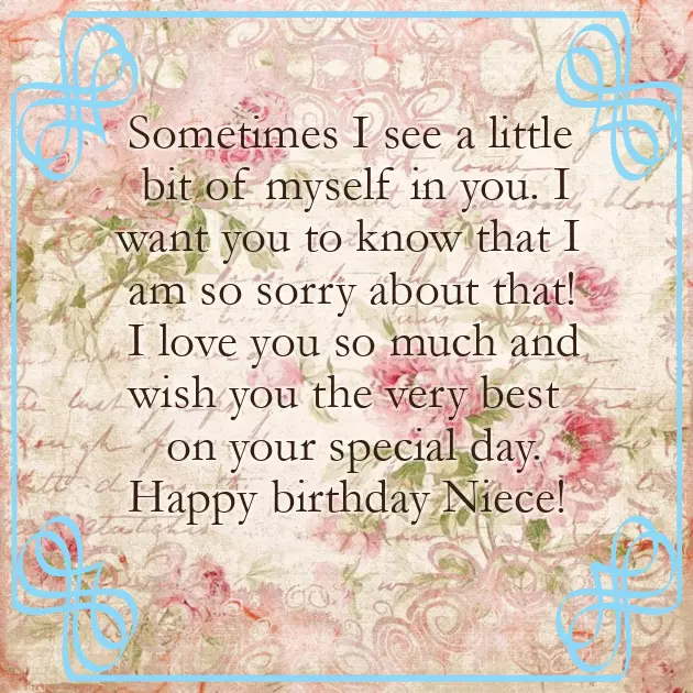 To My Beautiful Niece On Her Birthday