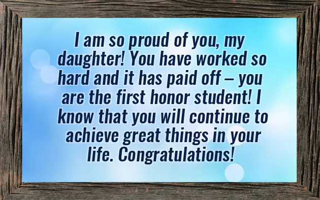 Congratulations Daughter Congratulations Daughter